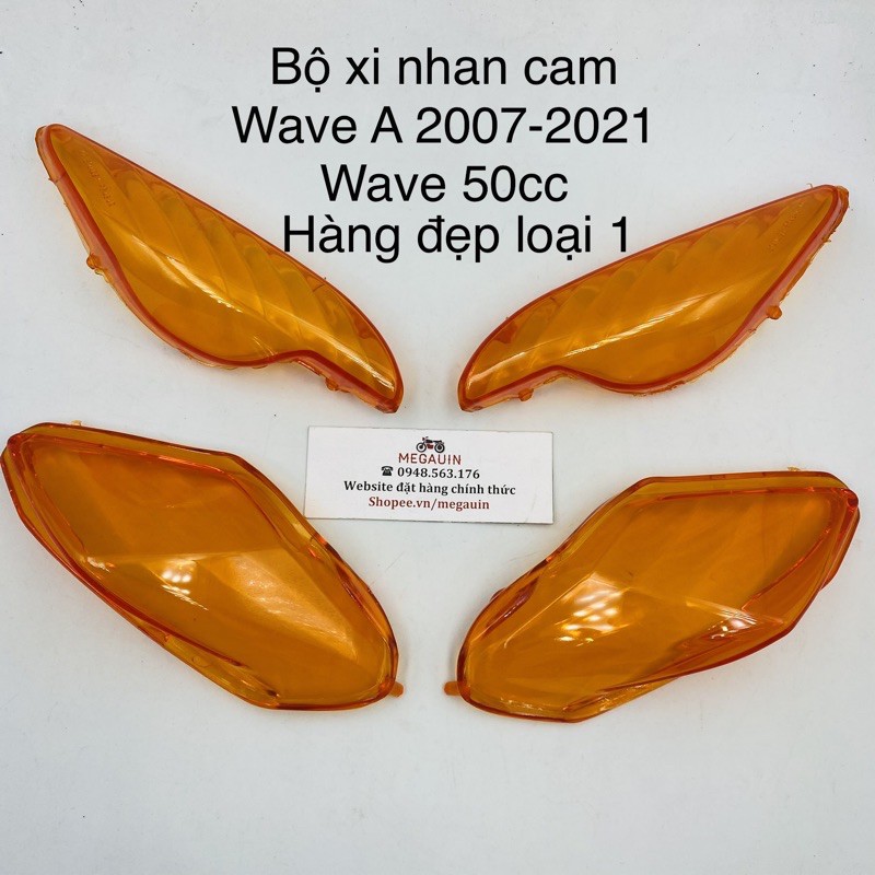 Nắp xi nhan cam trước sau Wave A 2006-2021 (50cc, 100cc và 110cc)