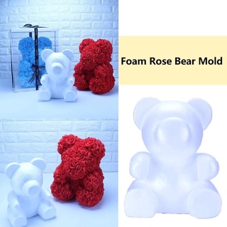PHÔI GẤU 25CM- 35cm -HOA XỐP 3,5CM