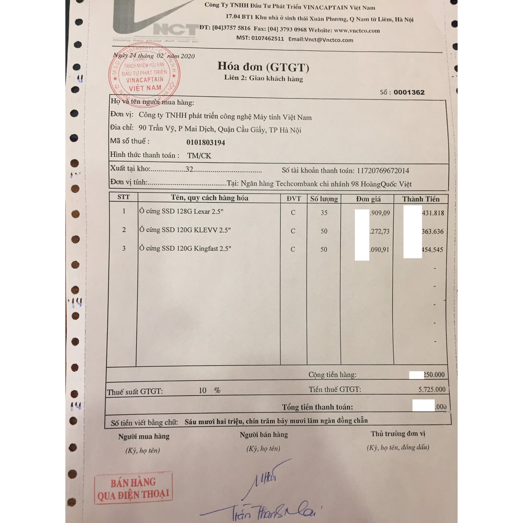 [CHÍNH HÃNG]Ổ cứng SSD 128GB Lexar, SSD 120GB( KingSpec, Kingfast, Klevv Suneast)-Tặng cáp sata 3.0 - Bảo hành  36 tháng | BigBuy360 - bigbuy360.vn