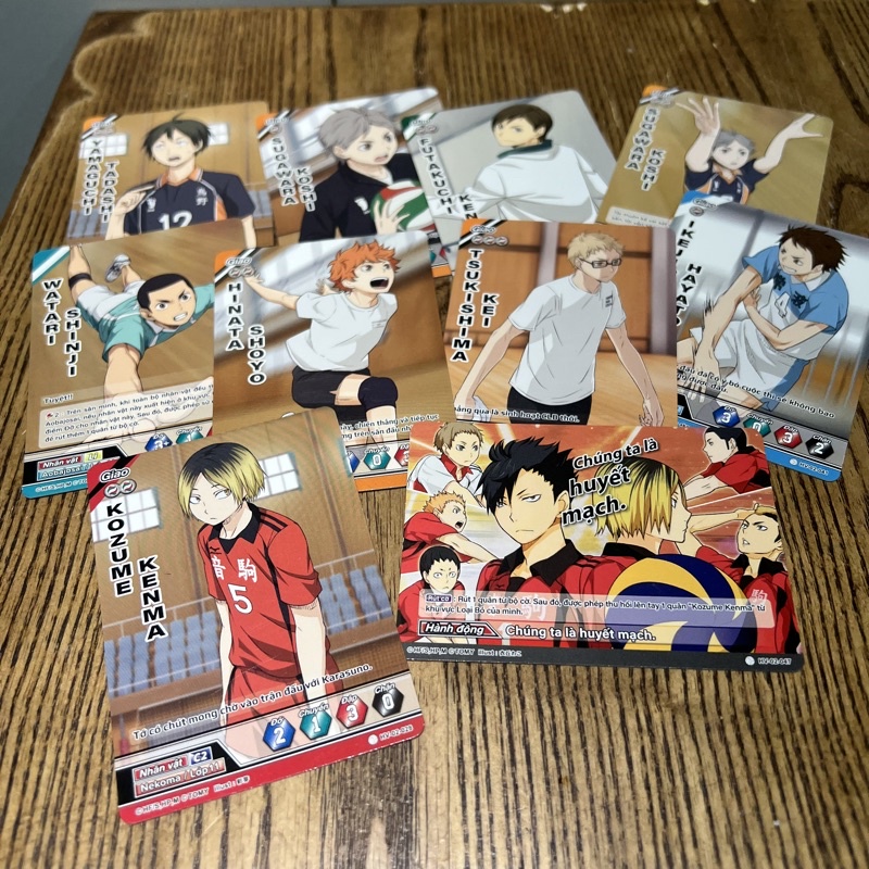 Thẻ bài game Haikyuu