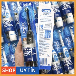 BÀN CHẢI PIN CAO CẤP ORAL-B PRO-HEALTH CLINICAL SUPERIOR PLAQUE (CÓ THỂ THAY ĐẦU) - CROSS ACTION [CHINH_HANG]