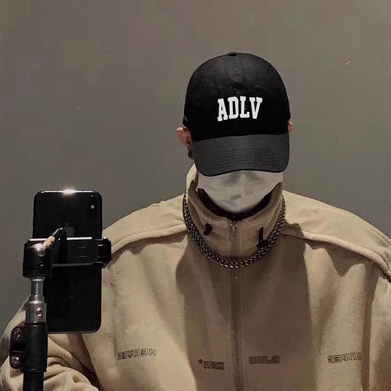 Nón kết nữ, mũ lưỡi trai đẹp phong cách Hàn Quốc, thêu chữ ADLV siêu ngầu