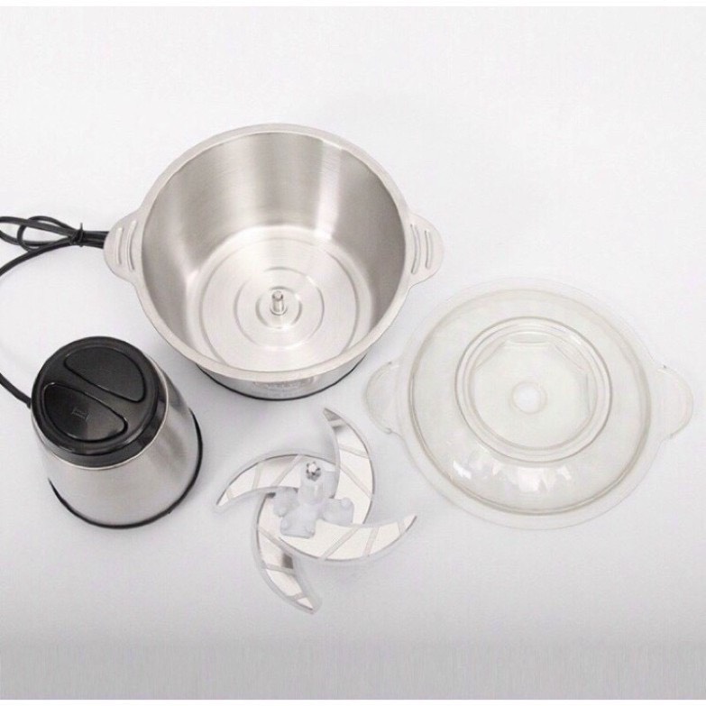 MÁY XAY CỐI INOX 2 LÍT FOOD PROCESSOR HDA ĐA NĂNG SIÊU BỀN MẪU 2022