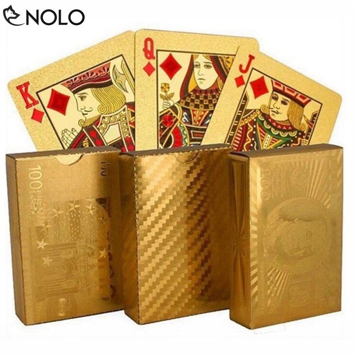 Bài Tây Tú Lơ Khơ Màu Vàng 24K Hàng Đẹp