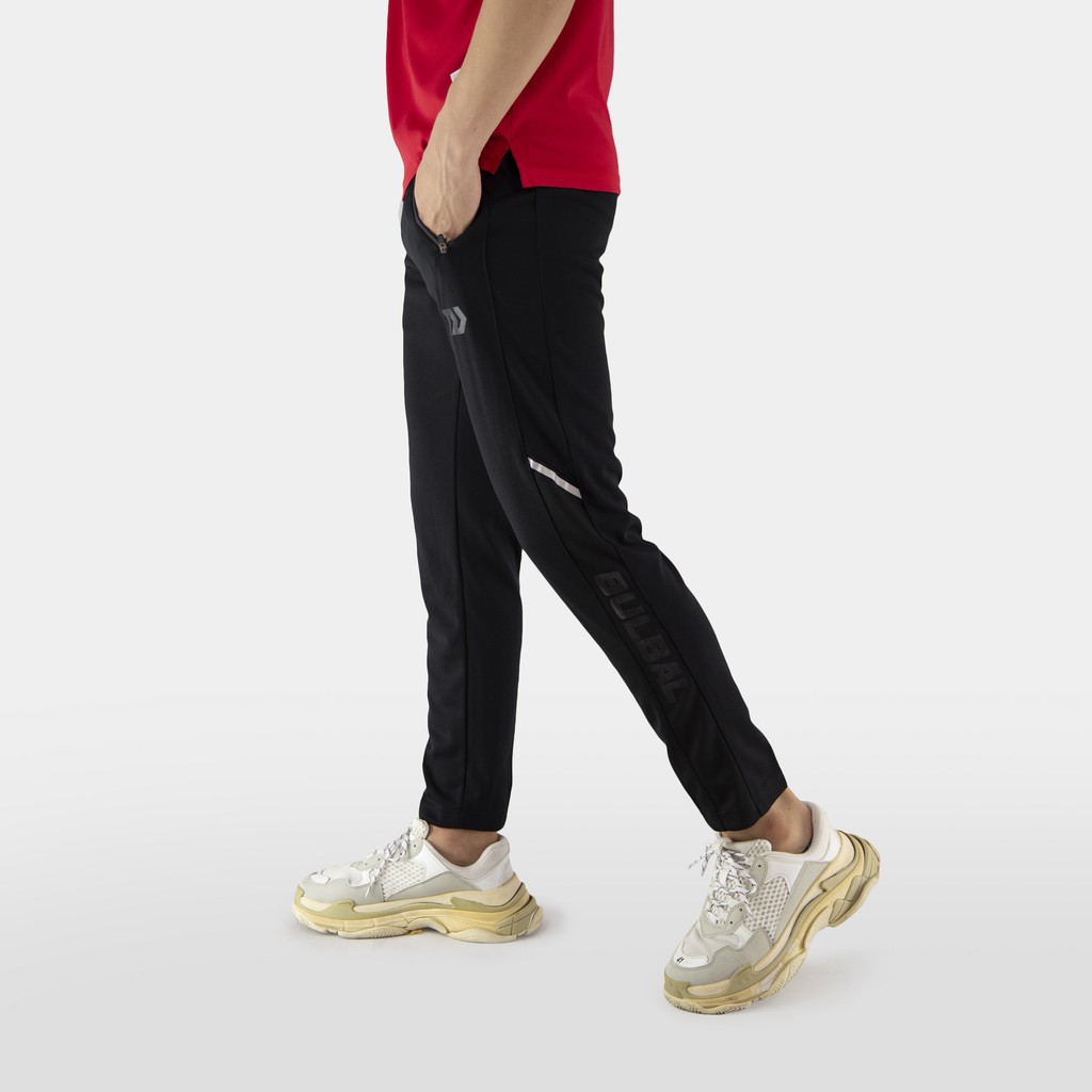 Quần Dài Thể Thao Bulbal Waza Đen Mờ