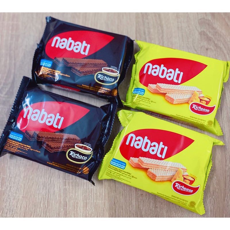 1 Gói bánh xốp nabati đủ các vị phô mai, socola, phúc bồn tử, Kem