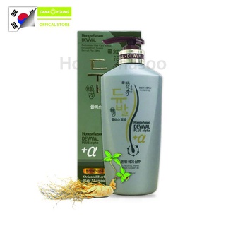 Dầu Gội Thảo Dược Sạch Gàu Nấm Cho Mái Tóc Mềm Mượt Diệu Kỳ Hongwhasoo Dewval Plus Alpha