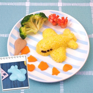 Khuôn ép cơm bento hình máy bay cho bé