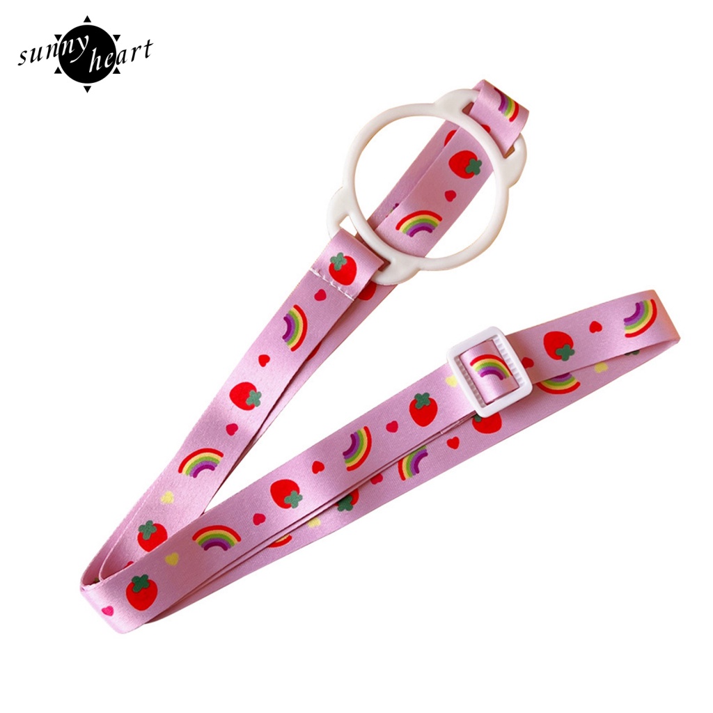 Phụ Kiện Dây Đeo Bình Nước Họa Tiết Hoạt Hình Xinh Xắn