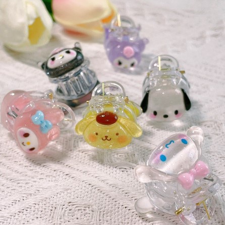 Kẹp Tóc Hình Cún Kuromi Yugui Dễ Thương Phong Cách Hàn Quốc Cho Nữ