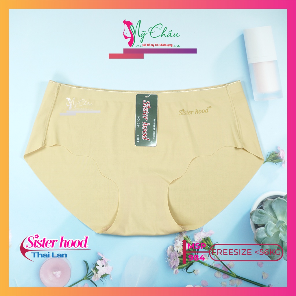 Quần lót nữ đúc su không đường may cao cấp, chíp su đúc Thái Lan không viền, sisterhood 984, mỹ châu | BigBuy360 - bigbuy360.vn