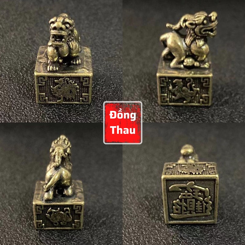 Tượng Phong Thủy Bằng Đồng Hình Ấn Thú May Mắn Các Loại