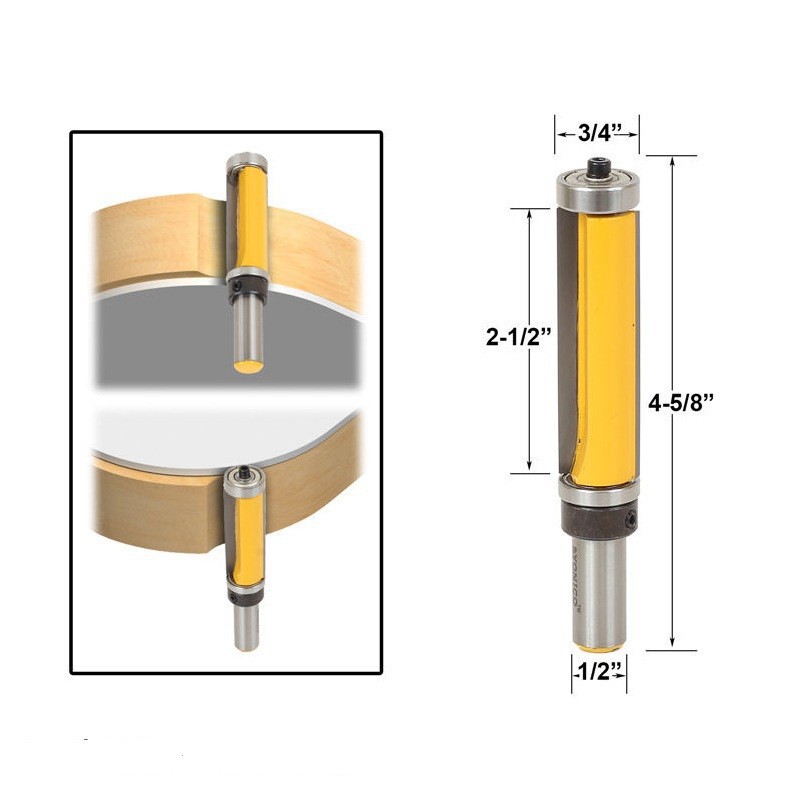 Mũi phay gỗ đánh cạnh, cốt 12.7mm - P_VA120002