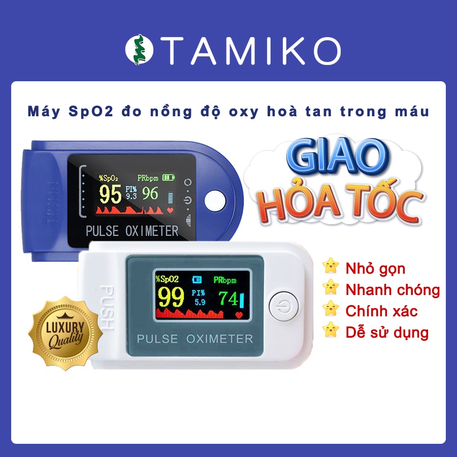 [Tặng kèm pin - bảo hành 12 tháng] Máy đo SPO2, Máy đo nồng độ oxy trong máu và đo nhịp tim cầm tay LK88-LK89