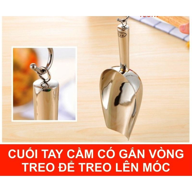 Muôi Xúc Đá Bằng Inox Loại Tốt