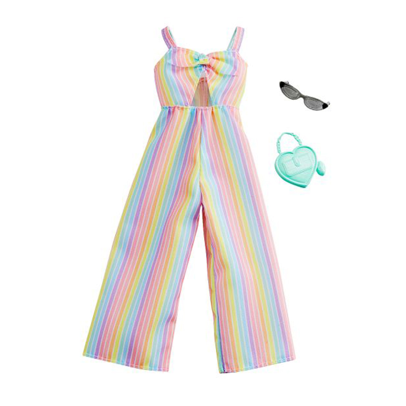 Đồ Chơi BARBIE Phụ Kiện Búp Bê Thời Trang Của Barbie - Jumpsuit Cầu Vồng GHW76/FND47