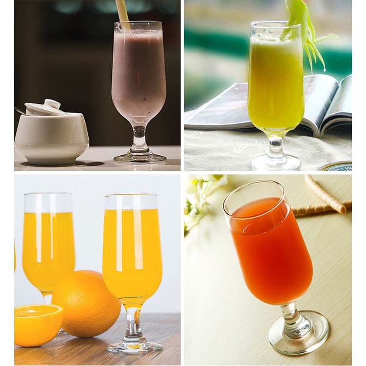 SALE GIÁ SỈ TẠI XƯỞNG Bộ 6 cốc ly thủy tinh hoa tuy lip libbey sinh tố cocktail bia Thổ Nhĩ Kỳ 44882 - 355ml