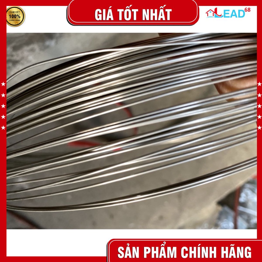 Dây thép inox 1li không rỉ làm hoa giấy ,làm dàn...