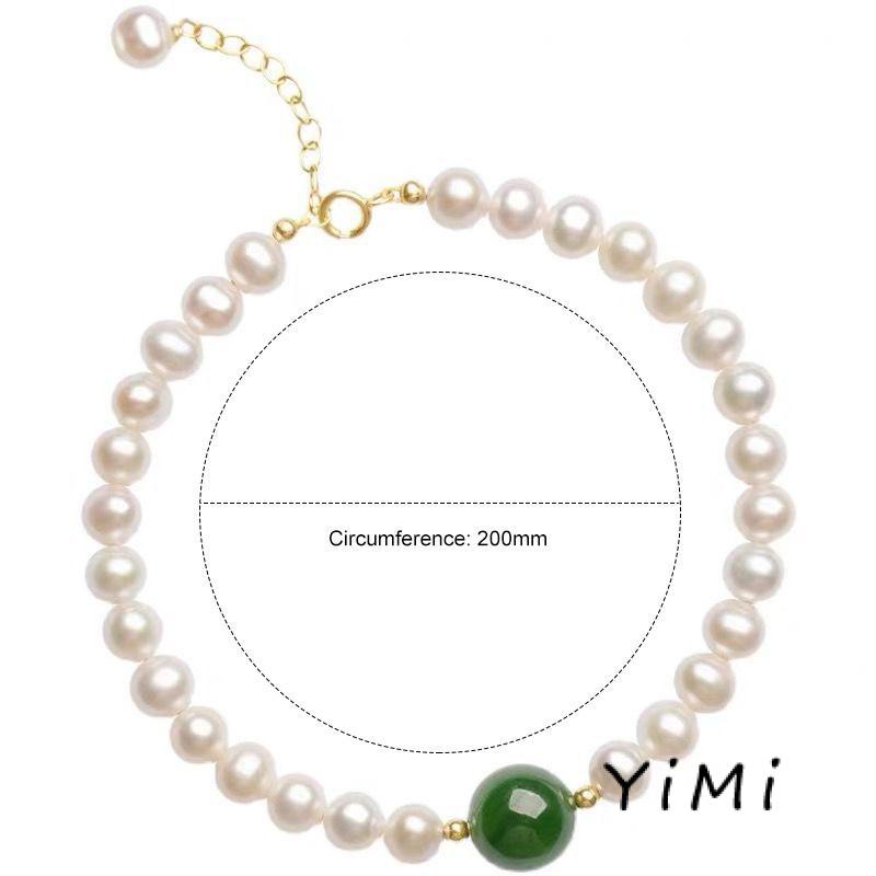 Vòng Tay Đính Hạt Ngọc Trai Thời Trang Dành Cho Nữ