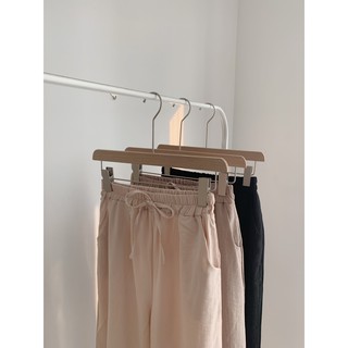 Quần ống rộng lụa cạp chun nơ QB156 1994closet