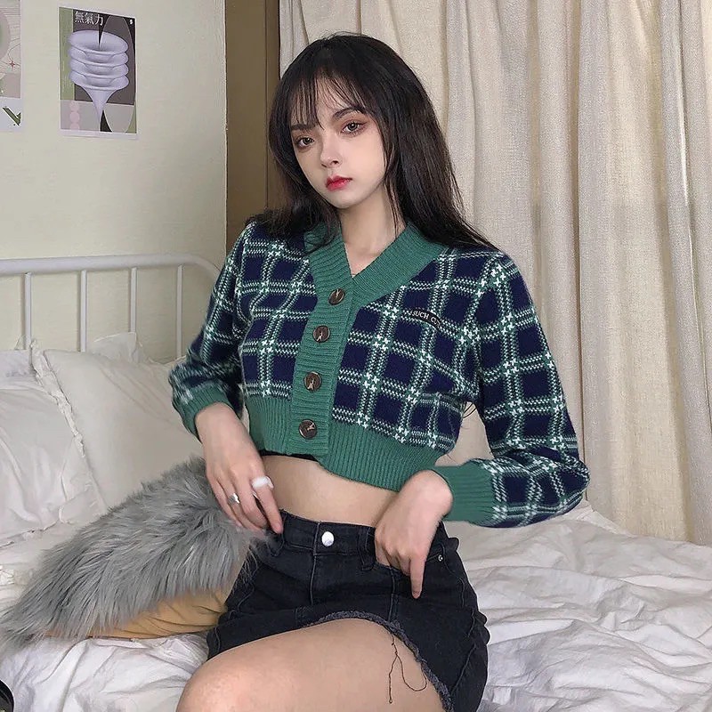 [ORDER] ÁO CARDIGAN CARO DÁNG NGẮN | BigBuy360 - bigbuy360.vn