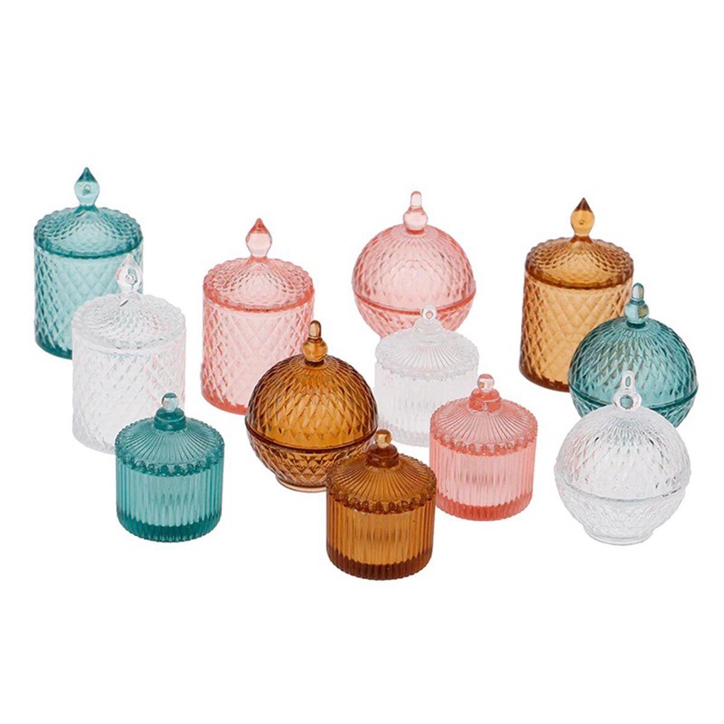 YIYU Đồ trang trí Hũ Kẹo / Hạt Cà Phê Mini Tỉ Lệ 1: 12 Dùng Để Trang