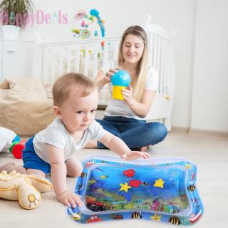 Hap Fun Activity Pool Cushion Baby Inflatable Water Play Mat Tummy Time Playmat