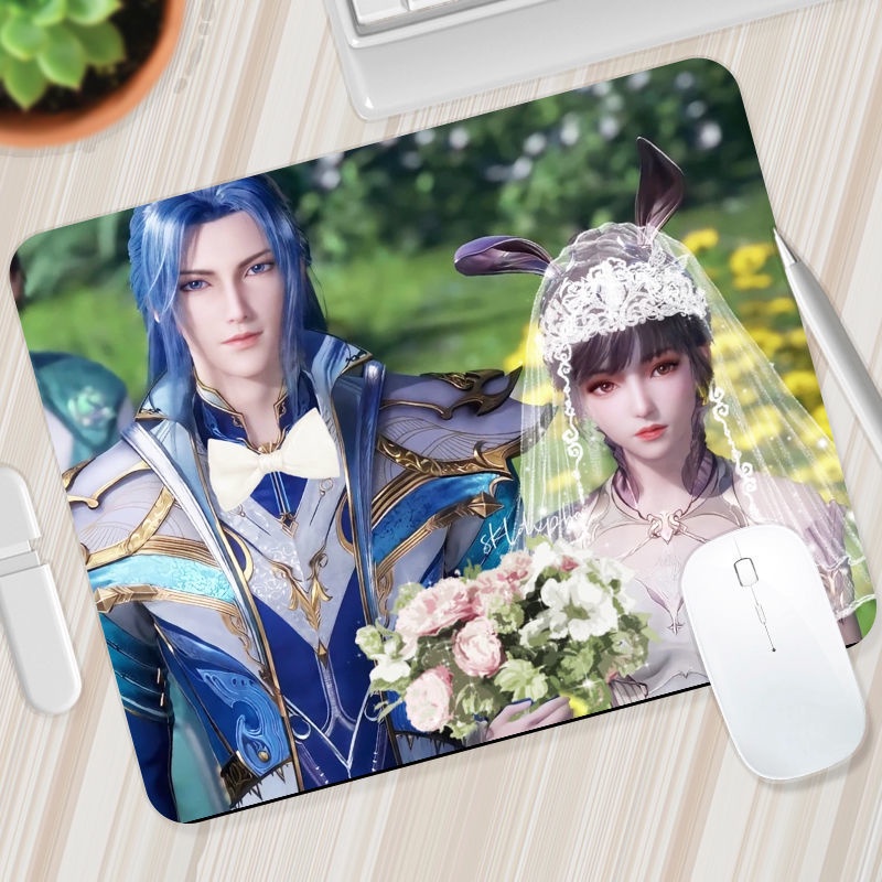 Douluo Tấm Lót Chuột Máy Tính Để Bàn Cỡ Nhỏ In Họa Tiết Hoạt Hình Cho Nam Và Nữ