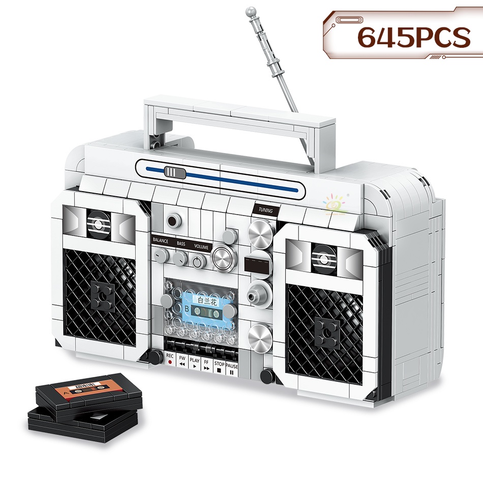 Bộ 645 khối lego xếp hình sáng tạo cho bé