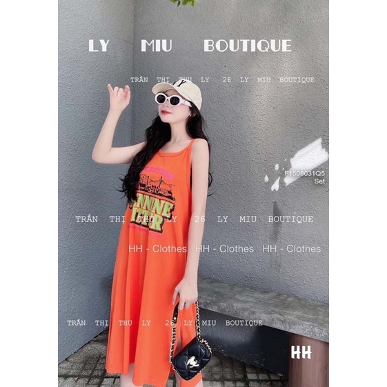 Set đầm thun dáng đẹp áo ống croptop hàng nhập