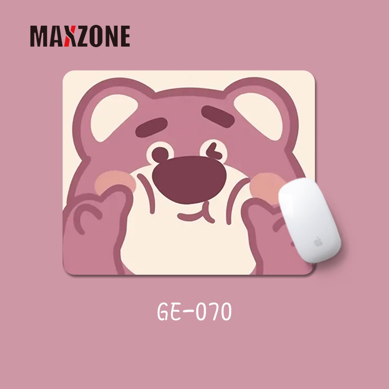 Maxzone Tấm Lót Chuột Và Bàn Phím Máy Tính 21X26 Jennie / Kirby Lotso / Gấu / Dâu Tây Siêu Đáng Yêu
