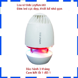Loa vi tính loyfun i80 - đèn led cực đẹp, âm thanh cực chất, bao test - bảo hành 3 tháng