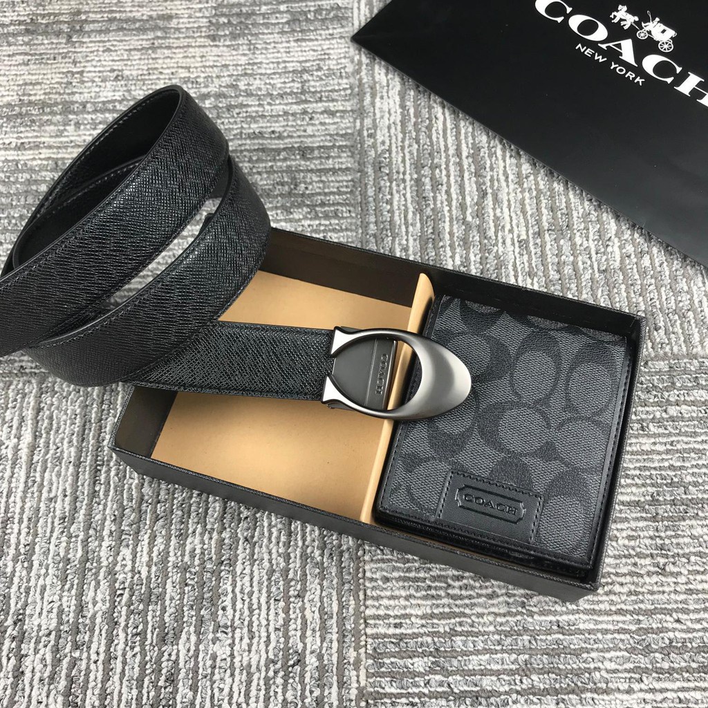 Ví Nam Coach + Thắt Lưng / Hai Trong Một