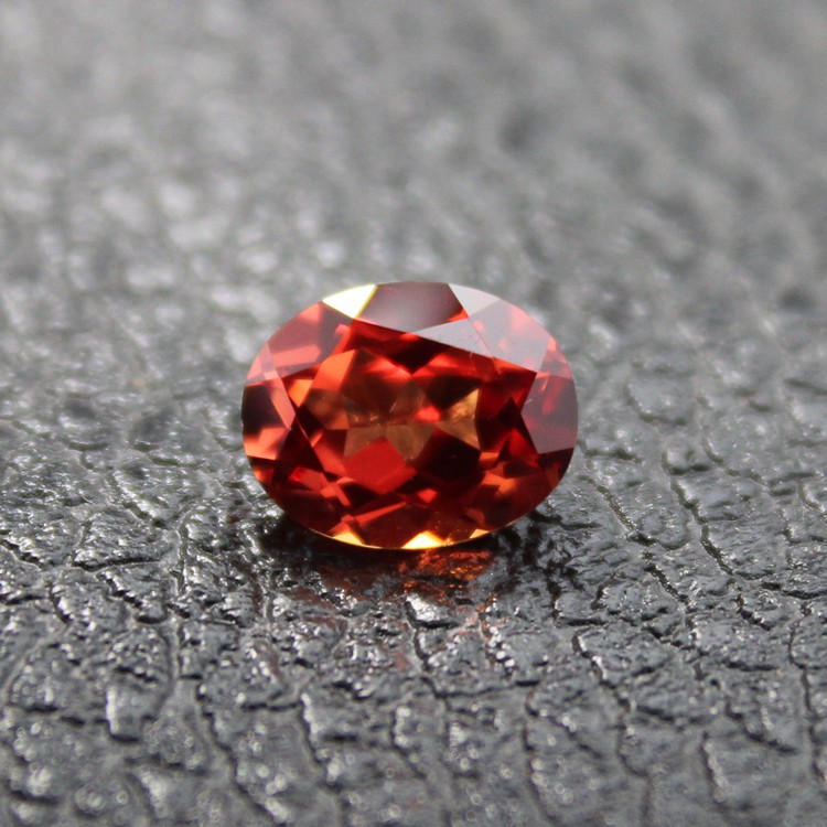 Nhẫn Nhôm Đính Đá Garnet Garnet