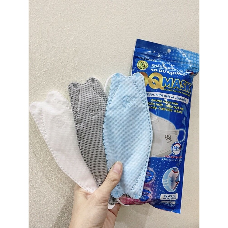 Khẩu trang y tế 4D/KF94 Duy Quân SX theo công nghệ Hàn Quốc [10 cái/bịch - HÀNG CHÍNH HÃNG - minhhai_pharma]