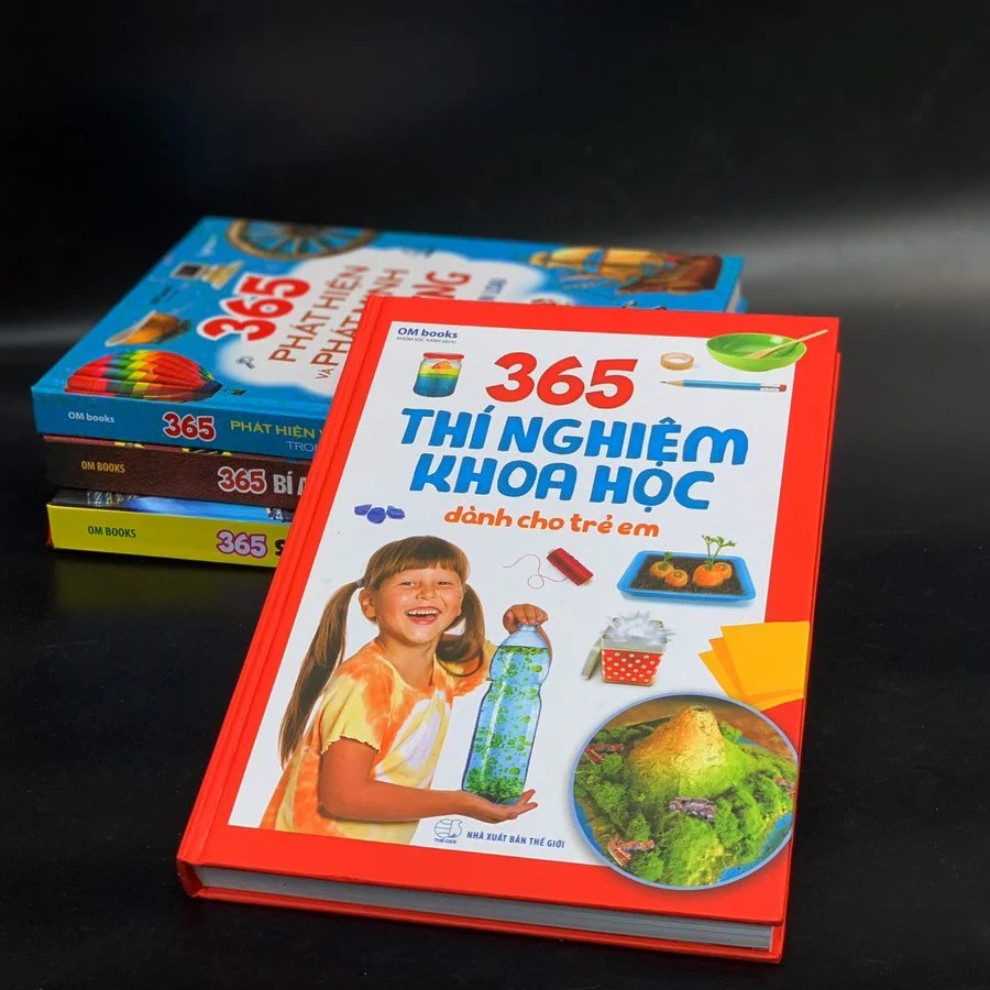 Sách: 365 Thí Nghiệm Khoa Học Dành Cho Trẻ Em