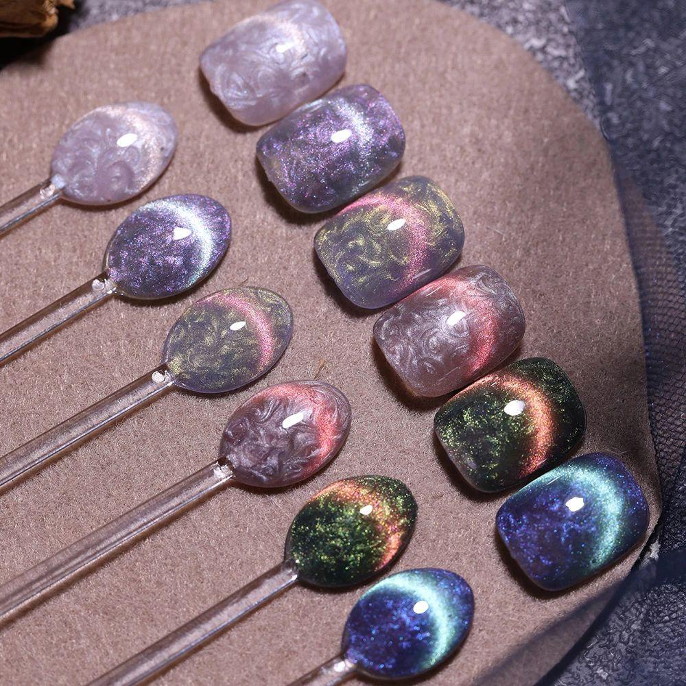 Sơn Móng Tay Gel UV Mắt Mèo 6ml EBINLANDS