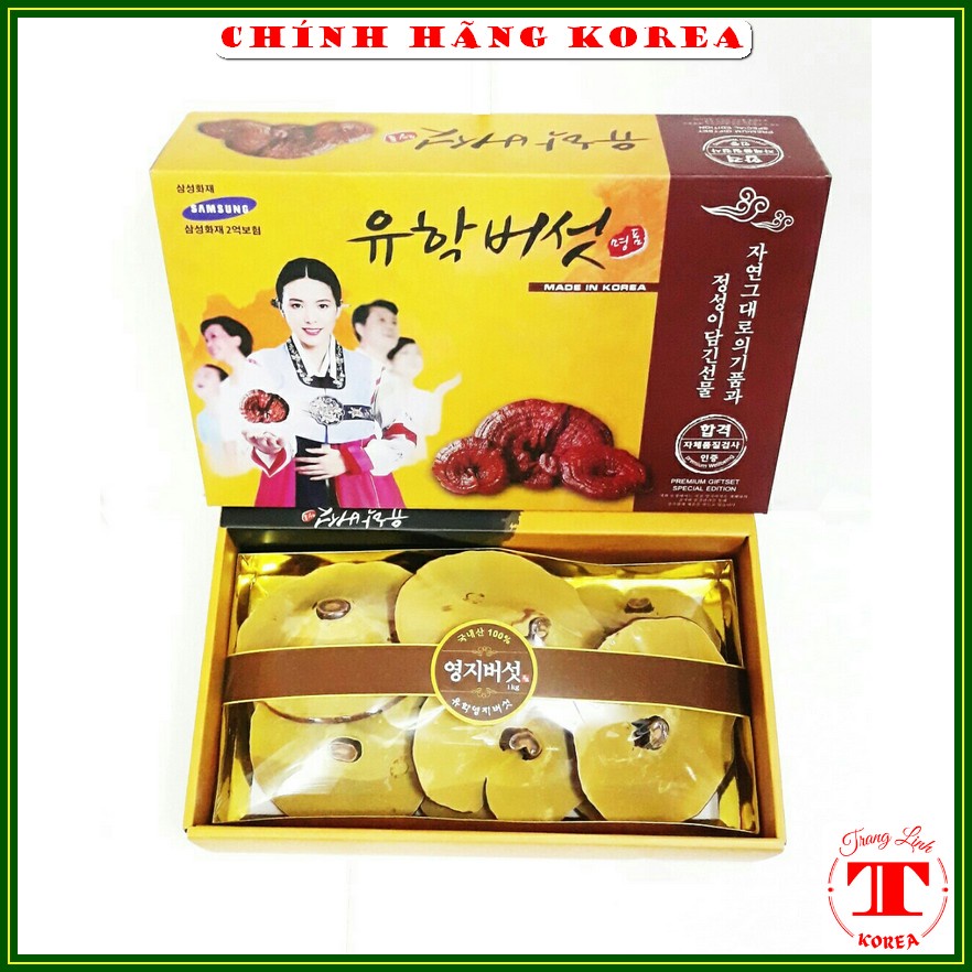 Nấm linh chi hàn quốc cao cấp - Nấm hộp cô gái 1kg, tranglinh