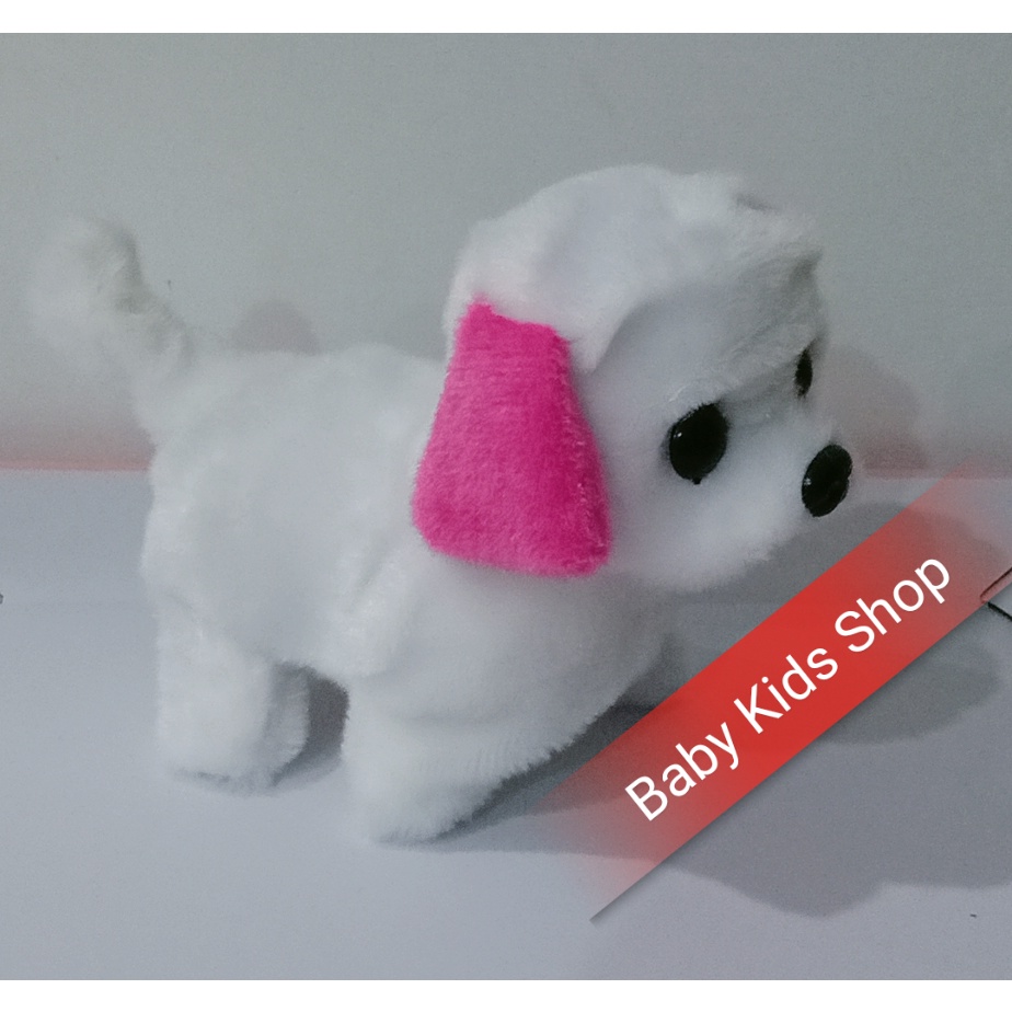 [Mã LIFE0503TOYS giảm 10% đơn 0Đ] Chó bông biết đi, vẫy đuôi, biết kêu bibi cực Cute