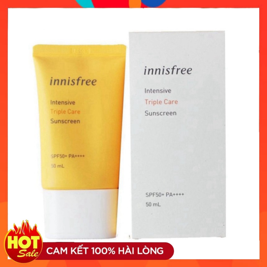 Kem chống nắng lâu trôi làm sáng da innisfree Intensive Triple Care Sunscreen SPF50+ | BigBuy360 - bigbuy360.vn