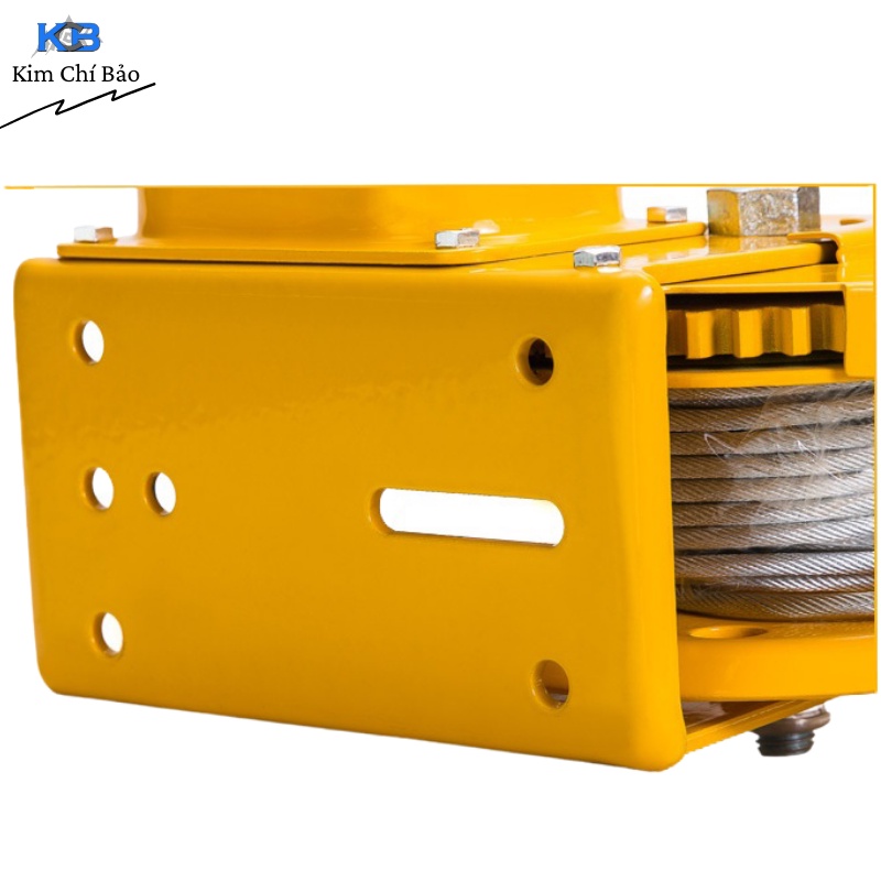 Tời quay tay không cáp 1800lbs KCB - Tải Trọng 816kg