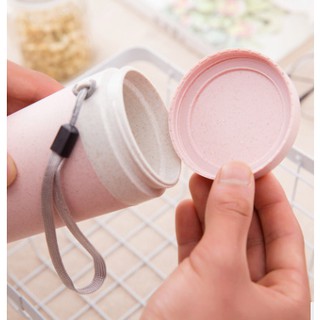 [Maii]-[SỈ SLL] - Ly / Bình giữ nhiệt Lúa mạch Dr Srow Straw Wheat Plastic