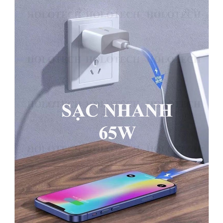 Bộ Sạc Nhanh Oppo SupperVooc, Sạc Nhanh Oppo Chân TypeC 65W Dùng Cho Oppo Find X3/X3Pro Find X2/ X2Pro Reno4/4Pro Reno5