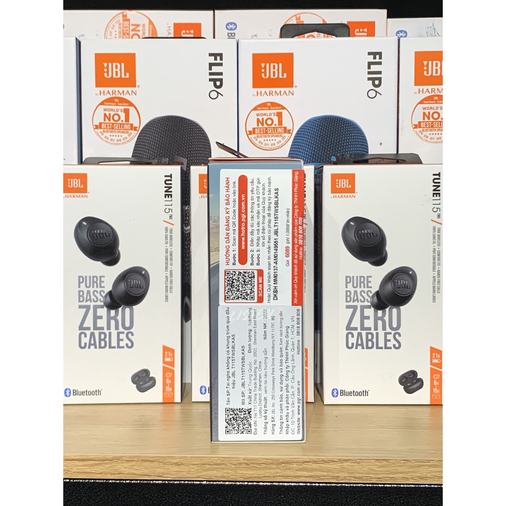 Tai Nghe Bluetooth True Wireless JBL Tune 115 TWS - Hàng Chính Hãng