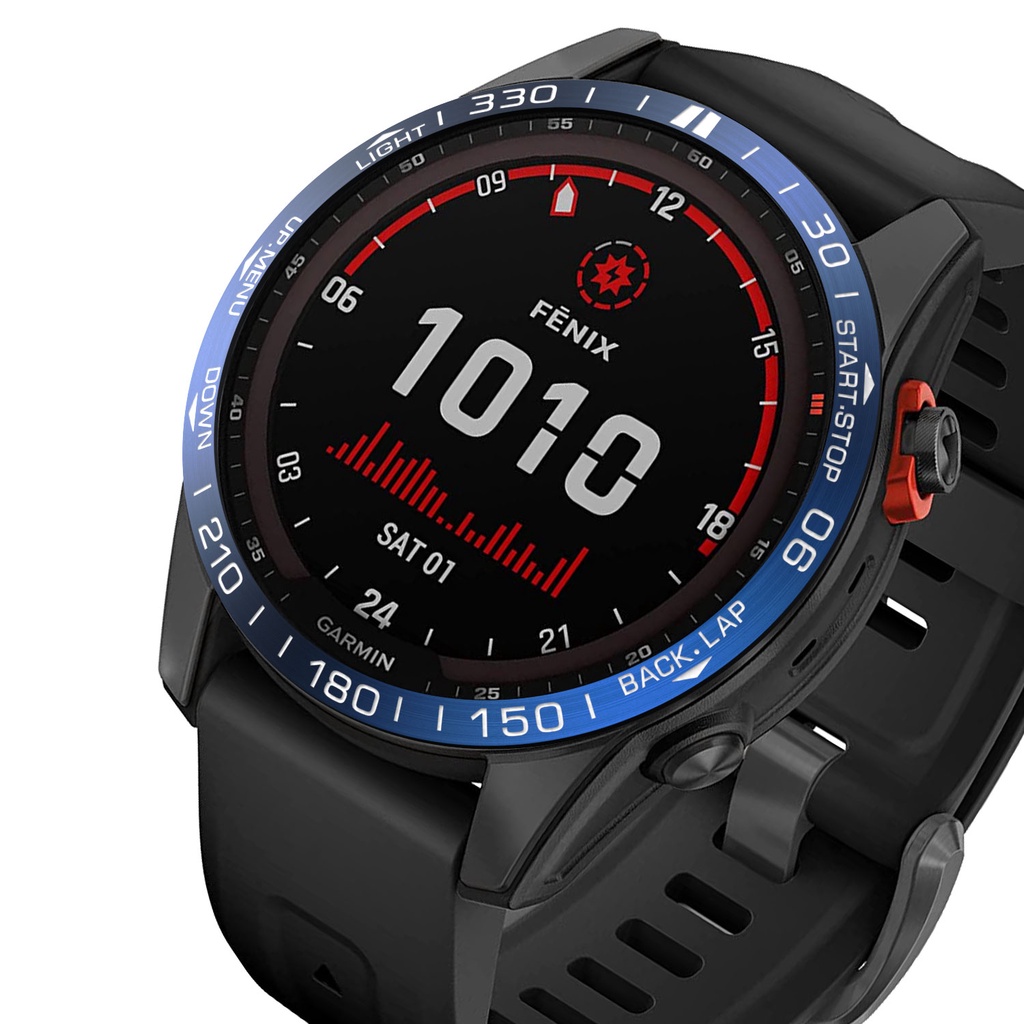 Vòng viền kim loại chống trầy cho đồng hồ thông minh Garmin Fenix 7/7S