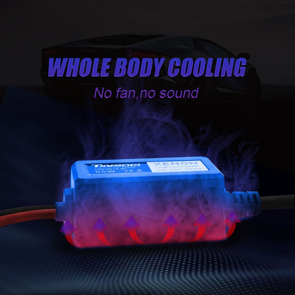 Set 2 bóng đèn Xenon Pocketman HID 110W H1 H3 H4 H7 H11 9005 9006 cho xe hơi