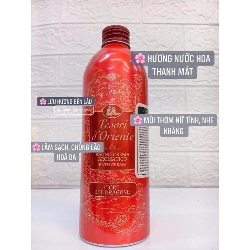 Sữa tắm nước hoa Tesori D”oriente Ý Lưu Hương Lâu 500ml | BigBuy360 - bigbuy360.vn