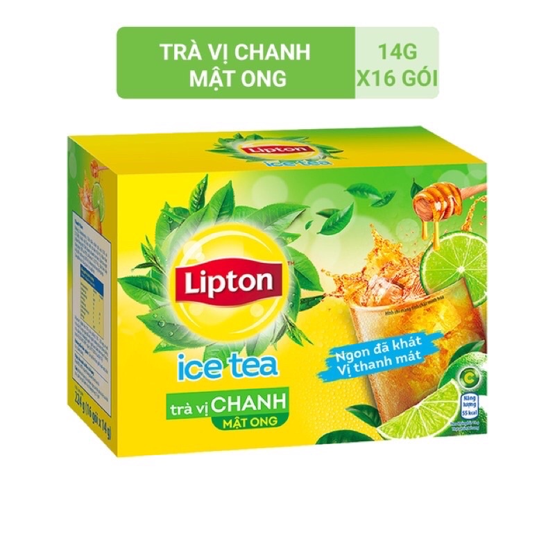 Trà Lipton vị Chanh Mật Ong (16 goi x 14g)