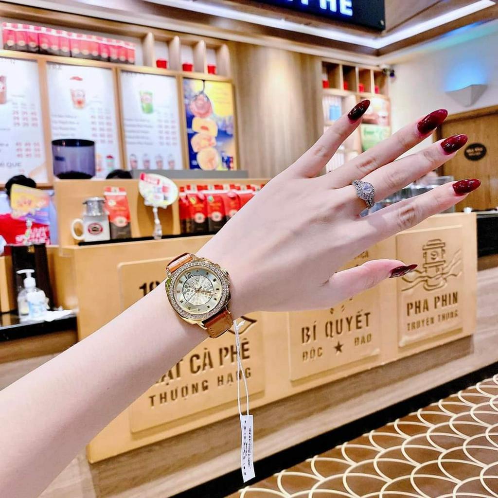 Đồng Hồ Nữ Thời Trang COACH Tặng Kèm Bộ Dây Da Cao Cấp,Size:34mm Full Box Hãng,Thiết Kế Tối Giản Nữ Tính