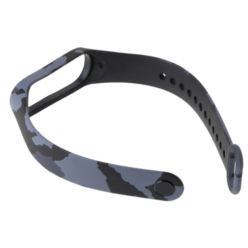 Dây Đeo Silicon Họa Tiết Rằn Ri Cho Đồng Hồ Thông Minh for Xiaomi Mi Band 3